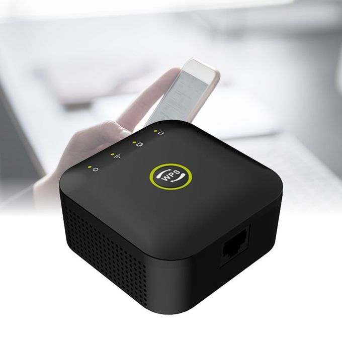 2.4G Wireless Network Signal Receiver Enhancement-Black