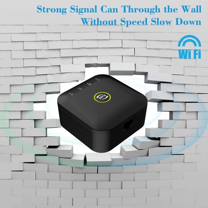 2.4G Wireless Network Signal Receiver Enhancement-Black