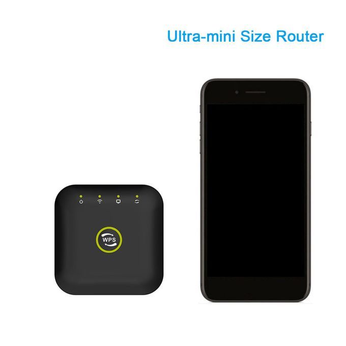 2.4G Wireless Network Signal Receiver Enhancement-Black