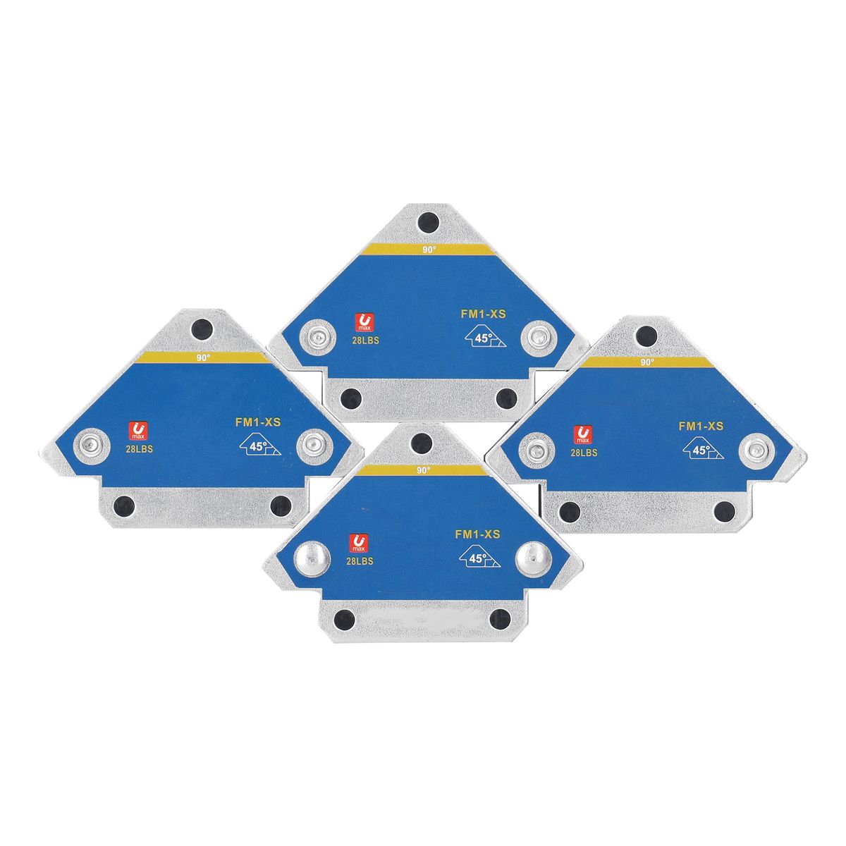 4pcs Magnetic Welding Fixer 45° 90° 135° Multi-angle