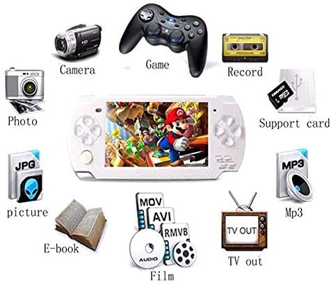 X6 Video Game Console Portable Handheld Game Player 4.3"