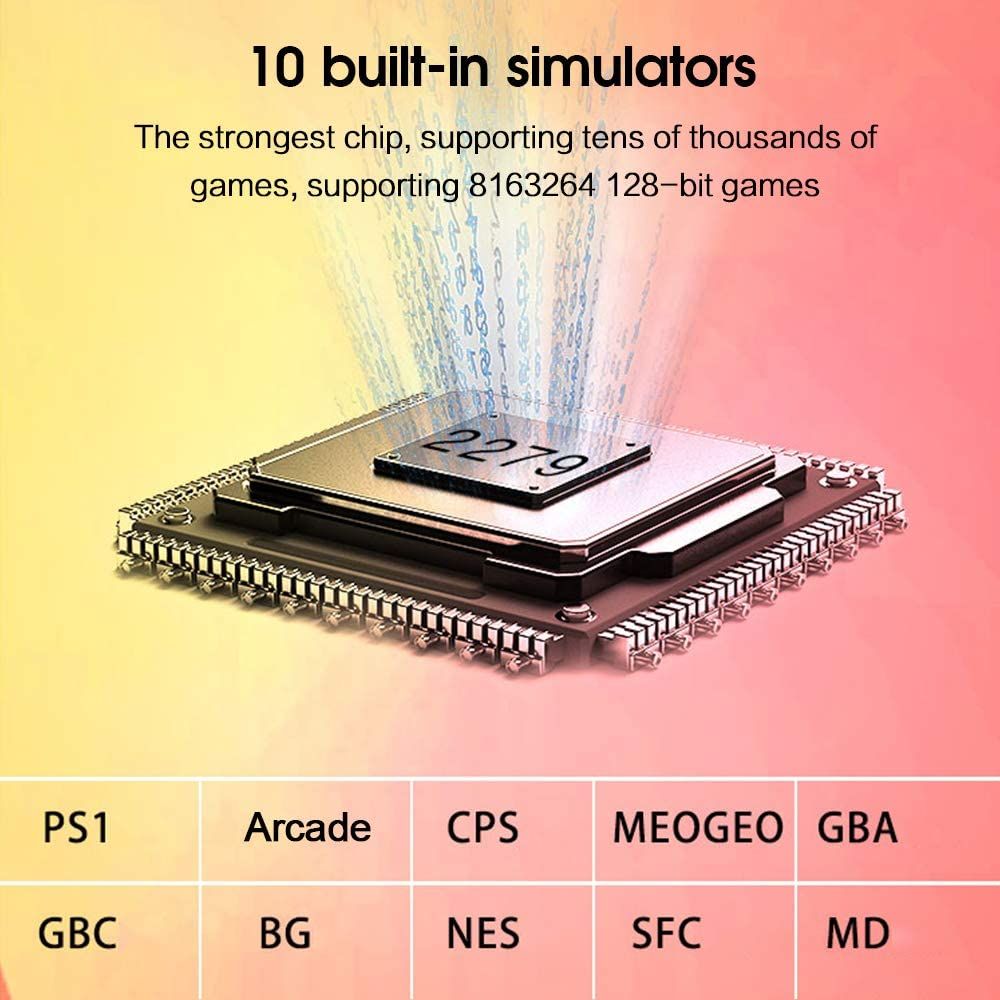 X6 Video Game Console Portable Handheld Game Player 4.3"