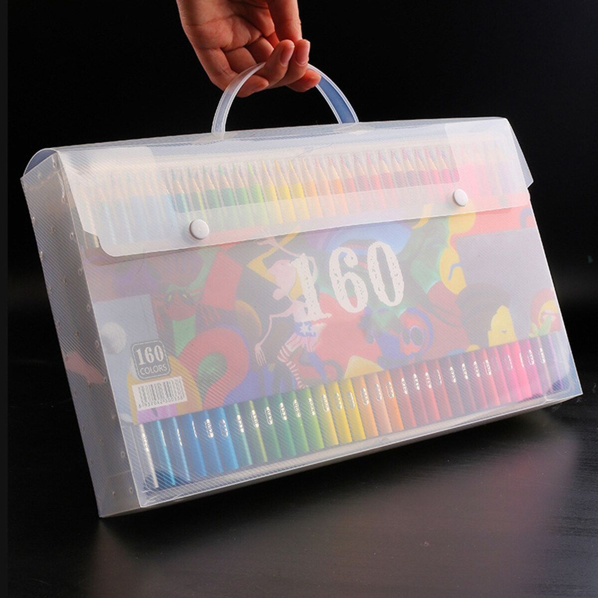 Professional Oil Colored Pencils Set Artist Sketching Wood Pencil School Art Supplies 48/72/120/160 Colors 160 Colors