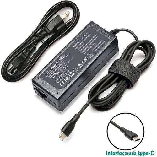 20V 3.25A 65W USB Type C Laptop Charger Compatible With Samsung/LG/Acer HP Spectre X360 13-ac013dx Elite X2 1012 G1 Lenovo Yoga 720 Thinkpad X1 Tablet