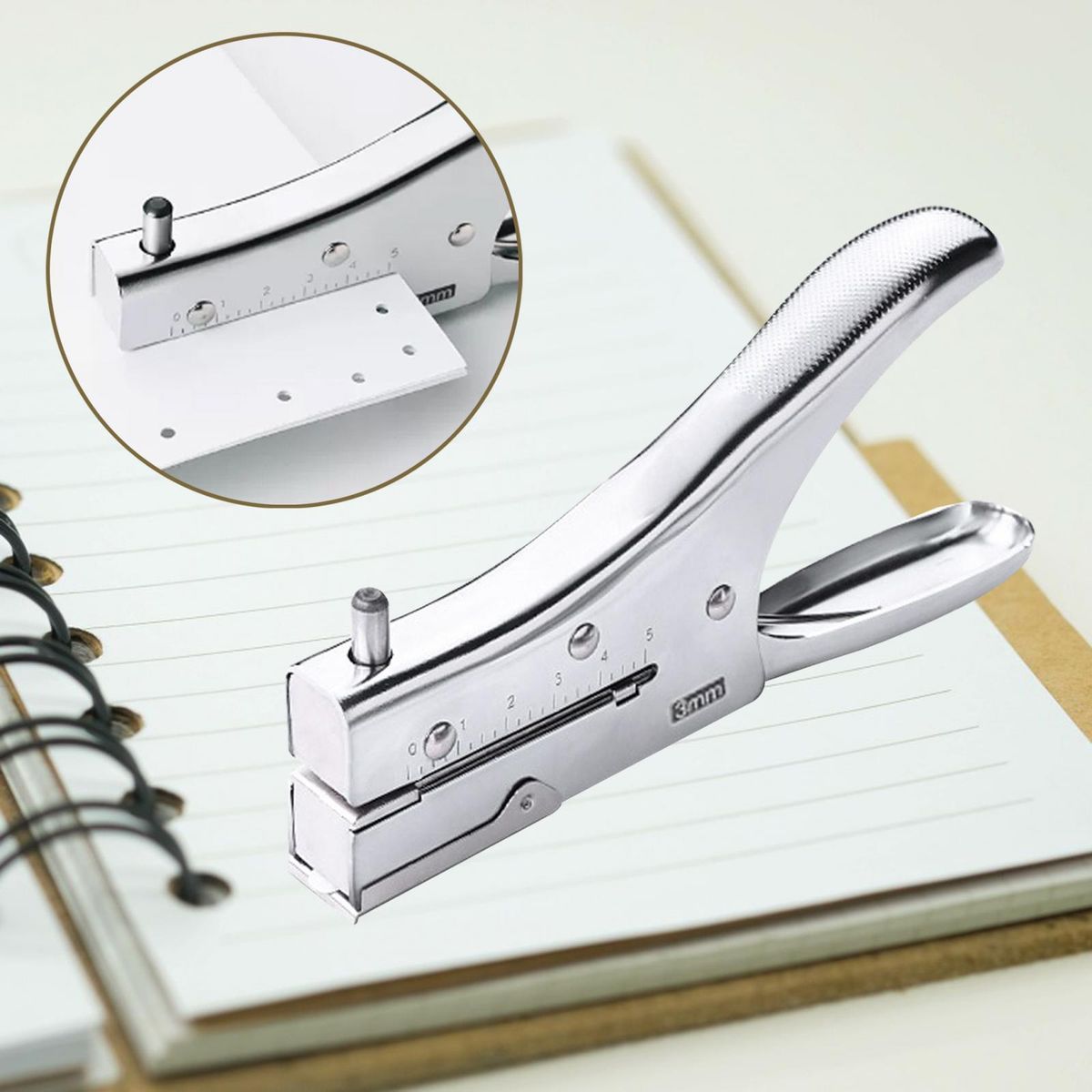 Hole Punch Tool Heavy Duty Handhed DIY Craft Paper Hole