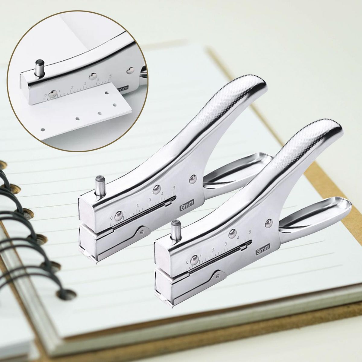 Hole Punch Tool Heavy Duty Handhed DIY Craft Paper Hole
