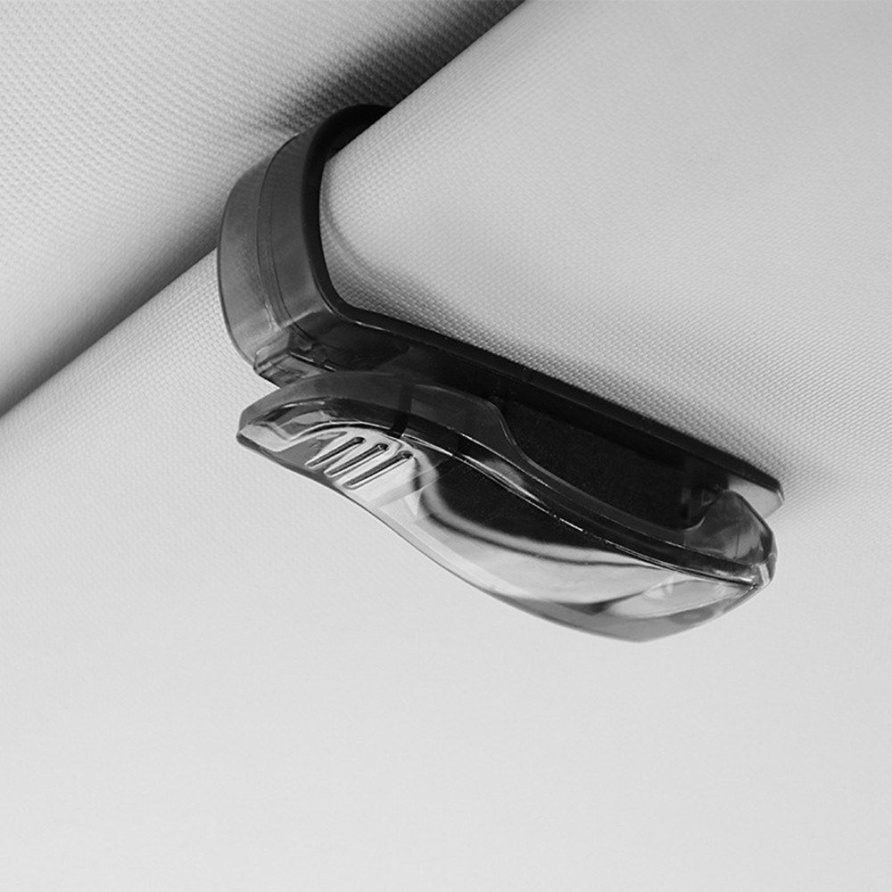 Car Glasses Clip Sunglasses Holder Clip Billfold Black