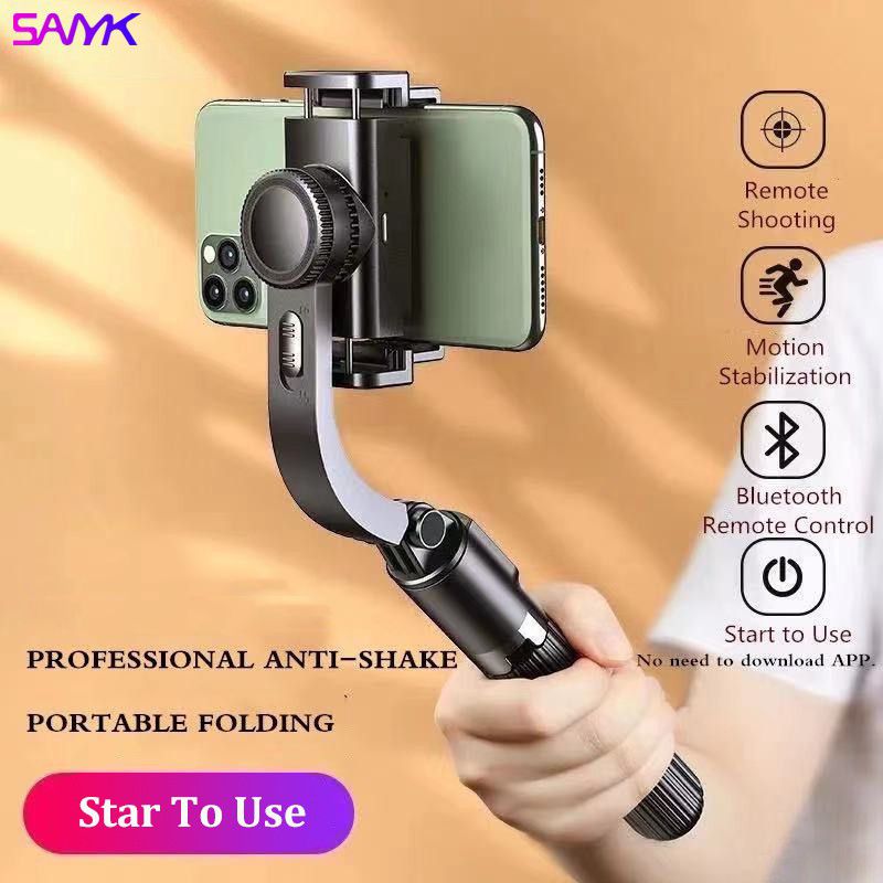 L08 Anti-Shake Gimbal Stabilizer Vlogging Selfie Stick