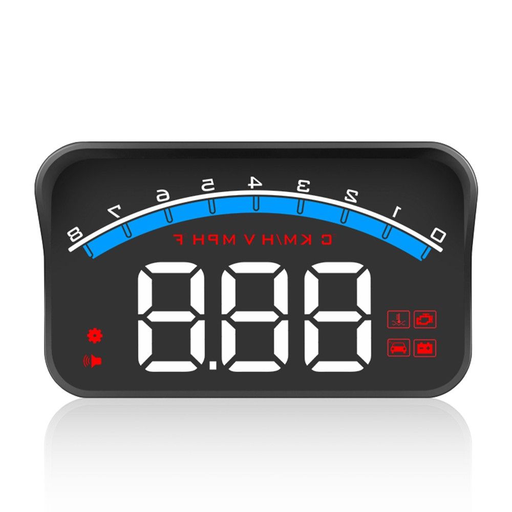 Universal M6S Car HUD Display ODB II GPS Speedometer