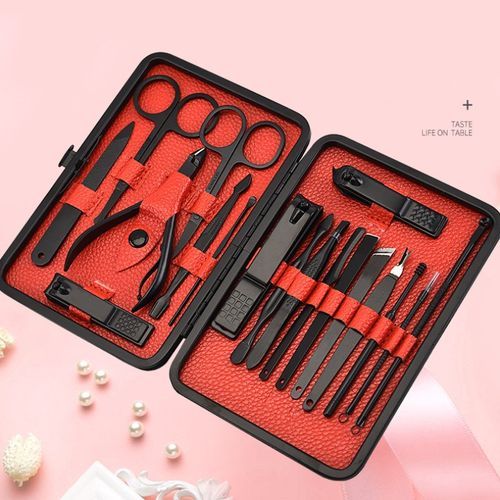 18Pcs Professional Nail Cutter Pedicure Scissors Set