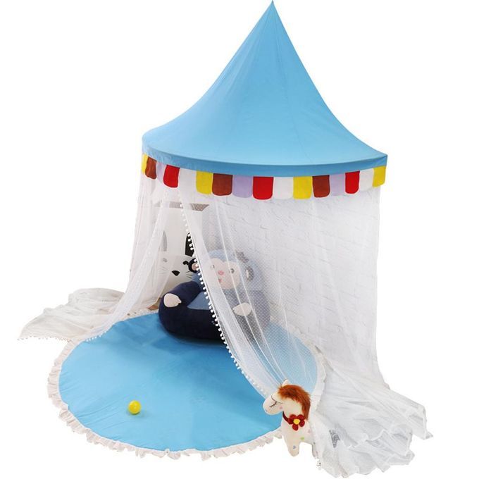 Fairy Princess Bed Canopy With Gauze Curtain Play Tent Bedroom Decor