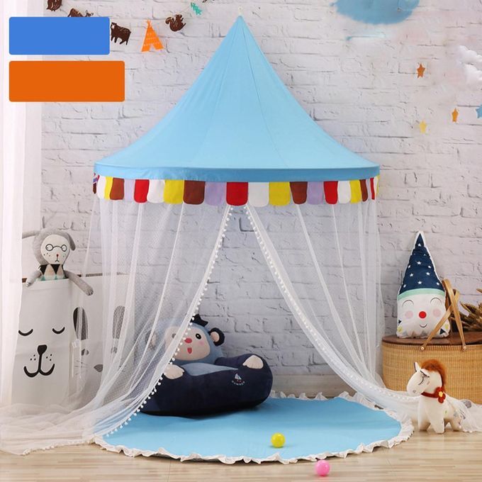 Fairy Princess Bed Canopy With Gauze Curtain Play Tent Bedroom Decor
