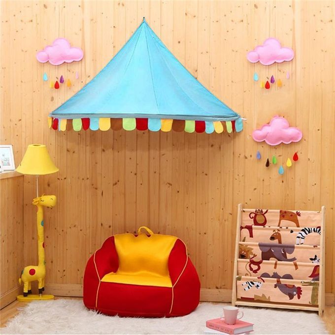 Fairy Princess Bed Canopy With Gauze Curtain Play Tent Bedroom Decor