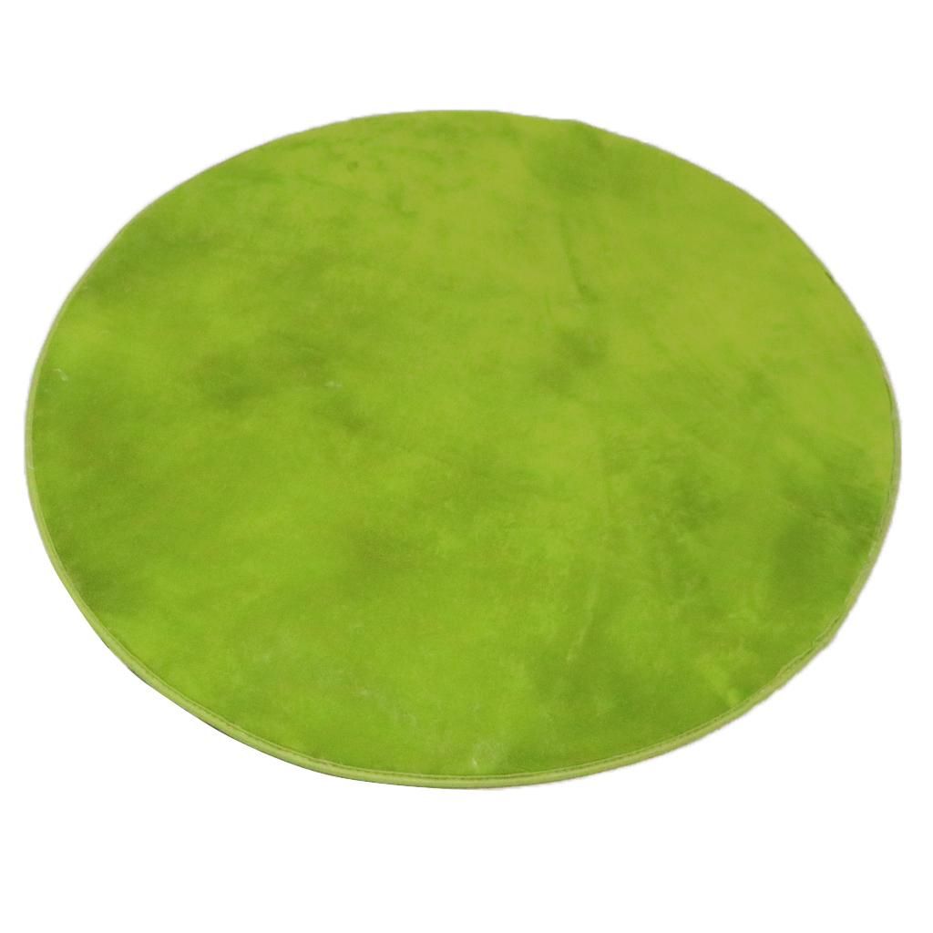 1M Soft Coral Fleece Kids Baby Playhouse Tent Carpet Rug Pad Yellow