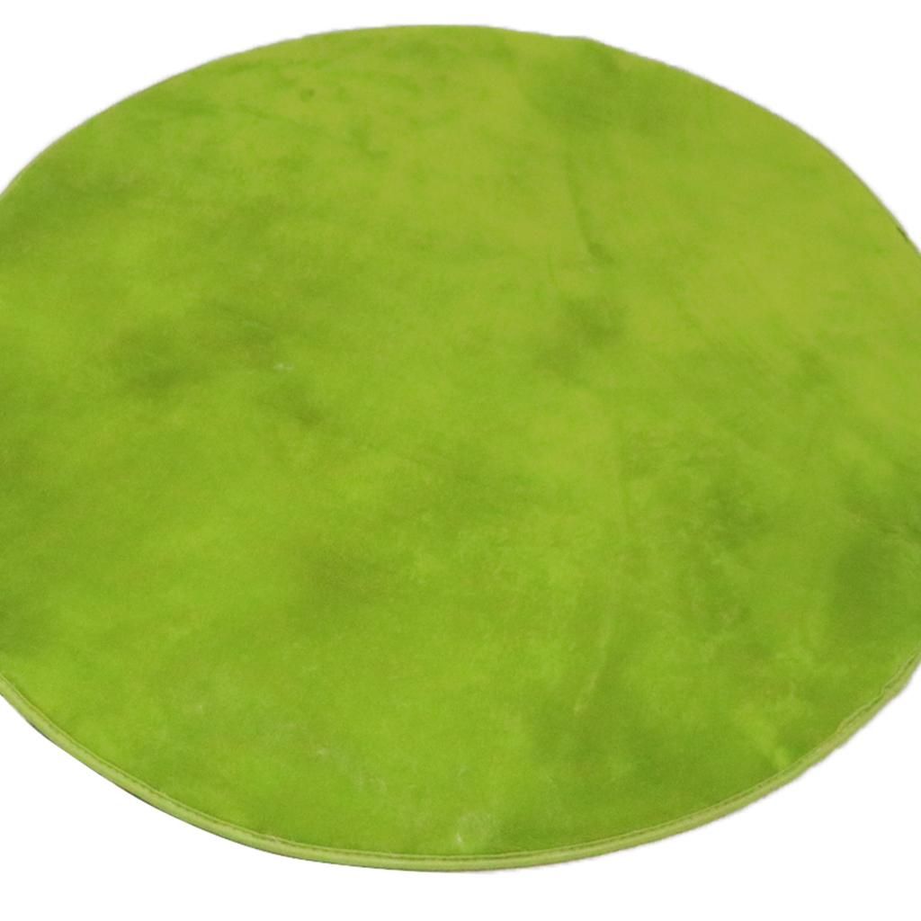 1M Soft Coral Fleece Kids Baby Playhouse Tent Carpet Rug Pad Yellow