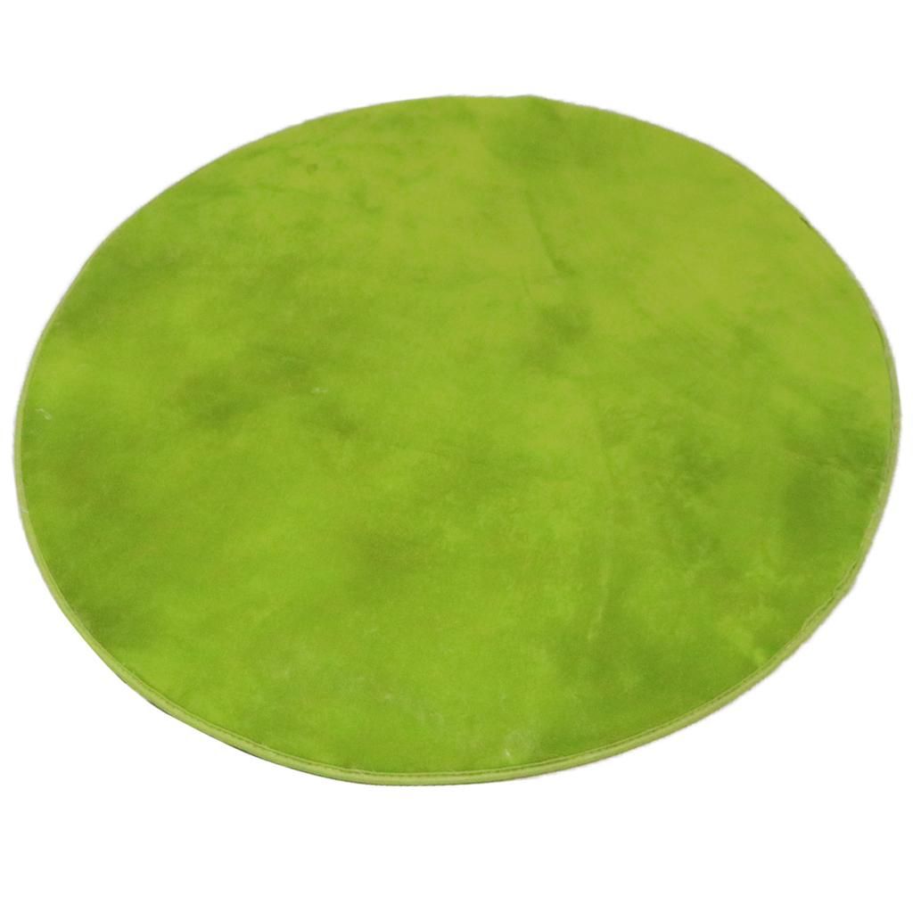 1M Soft Coral Fleece Kids Baby Playhouse Tent Carpet Rug Pad Yellow