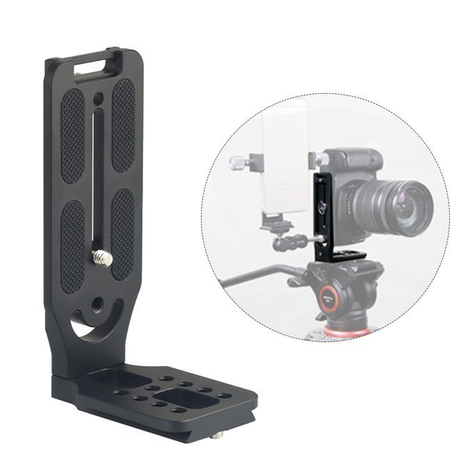 Camera Vertical Clapper L-shaped Bracket Aluminum Alloy