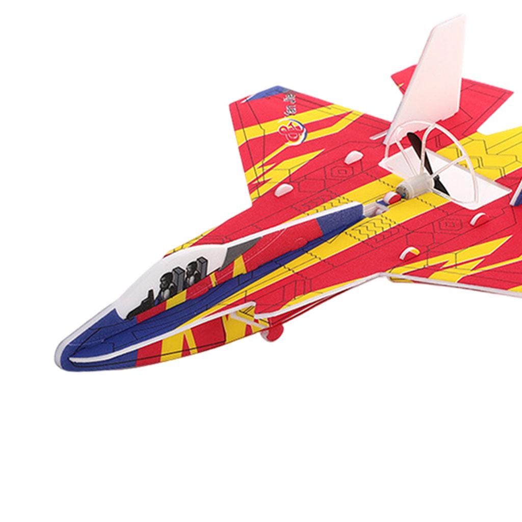 A Set Airplanes Toy Rotating Styrofoam Upgrade For Boys Girls 3-6 Red