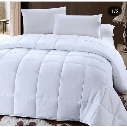 Super White Duvet,bedsheet With 4 Pillow Cases