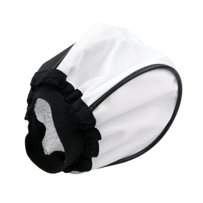 Soft Camera Flash Diffuser Portable Cloth Softbox For Speedlight Cover Black