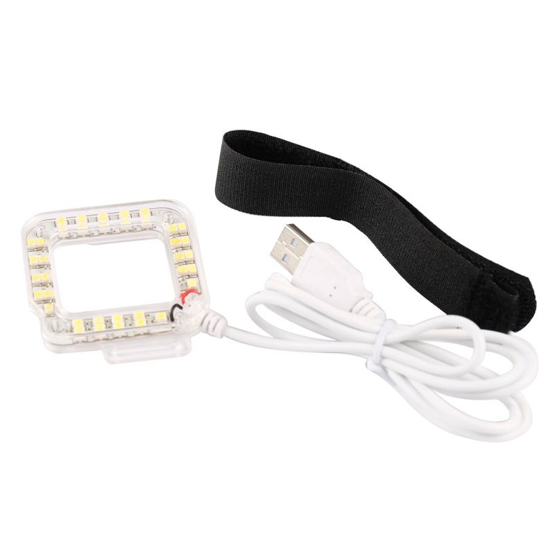 USB Lens Ring LED Flash Light Shooting Night For GoPro HERO4 / 3+