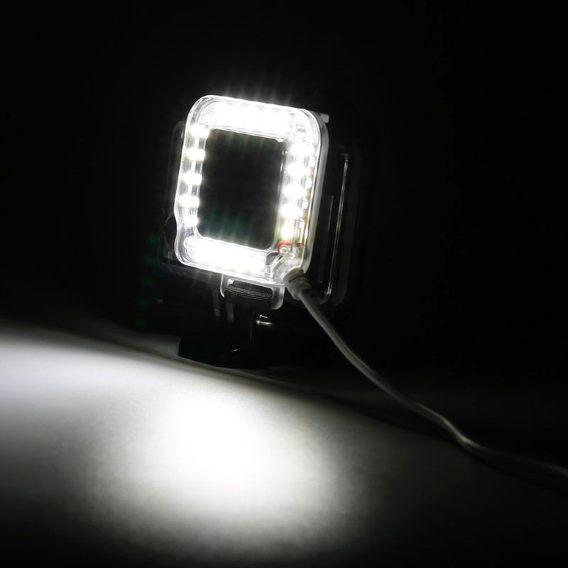 USB Lens Ring LED Flash Light Shooting Night For GoPro HERO4 / 3+
