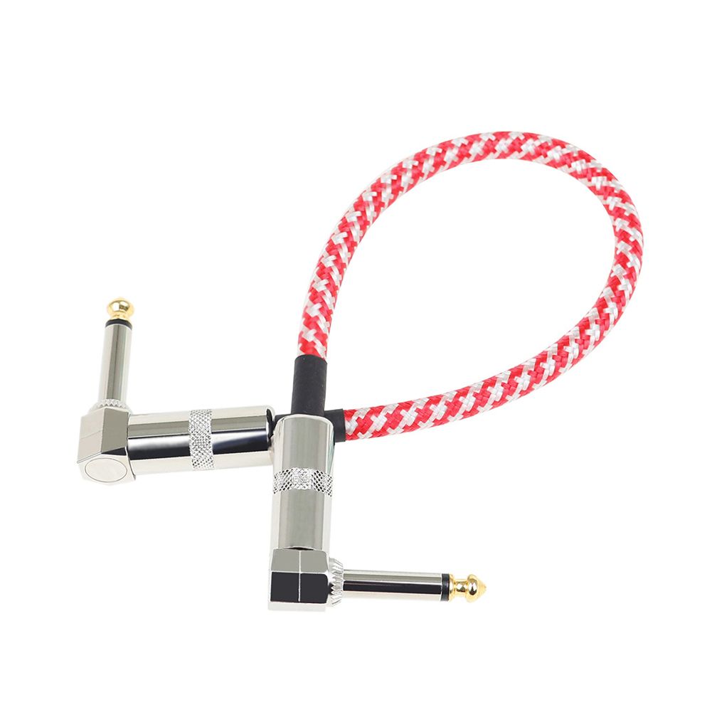 3 PCS Electric Guitar Denoise Cable Straight To Right Angle
