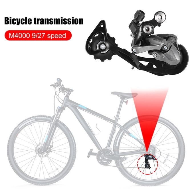 M4000 MTB Mountain Bike Rear Derailleur 9/27 Speed Long-cage Bicycle