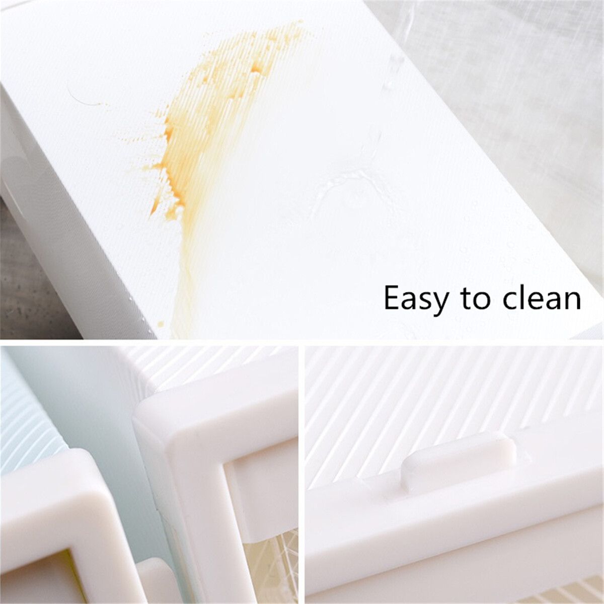 Foldable Storage Shoes Clear Plastic Shoe Boxes Storage Organizer Stackable Box 1pc White