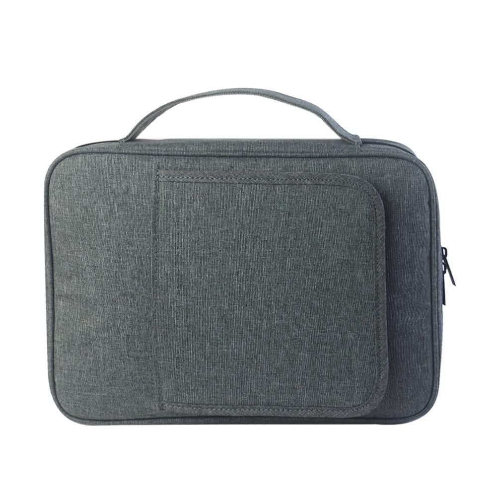 Men's Gray Book Cover Stand Style Organizer Book Cover with