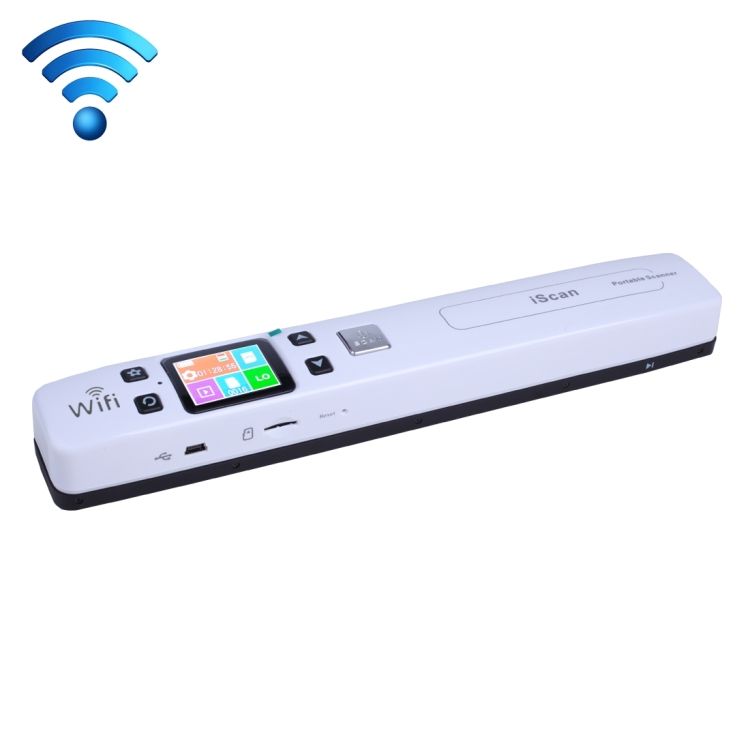 WiFi Double Roller Mobile Document Portable Handheld Scanner