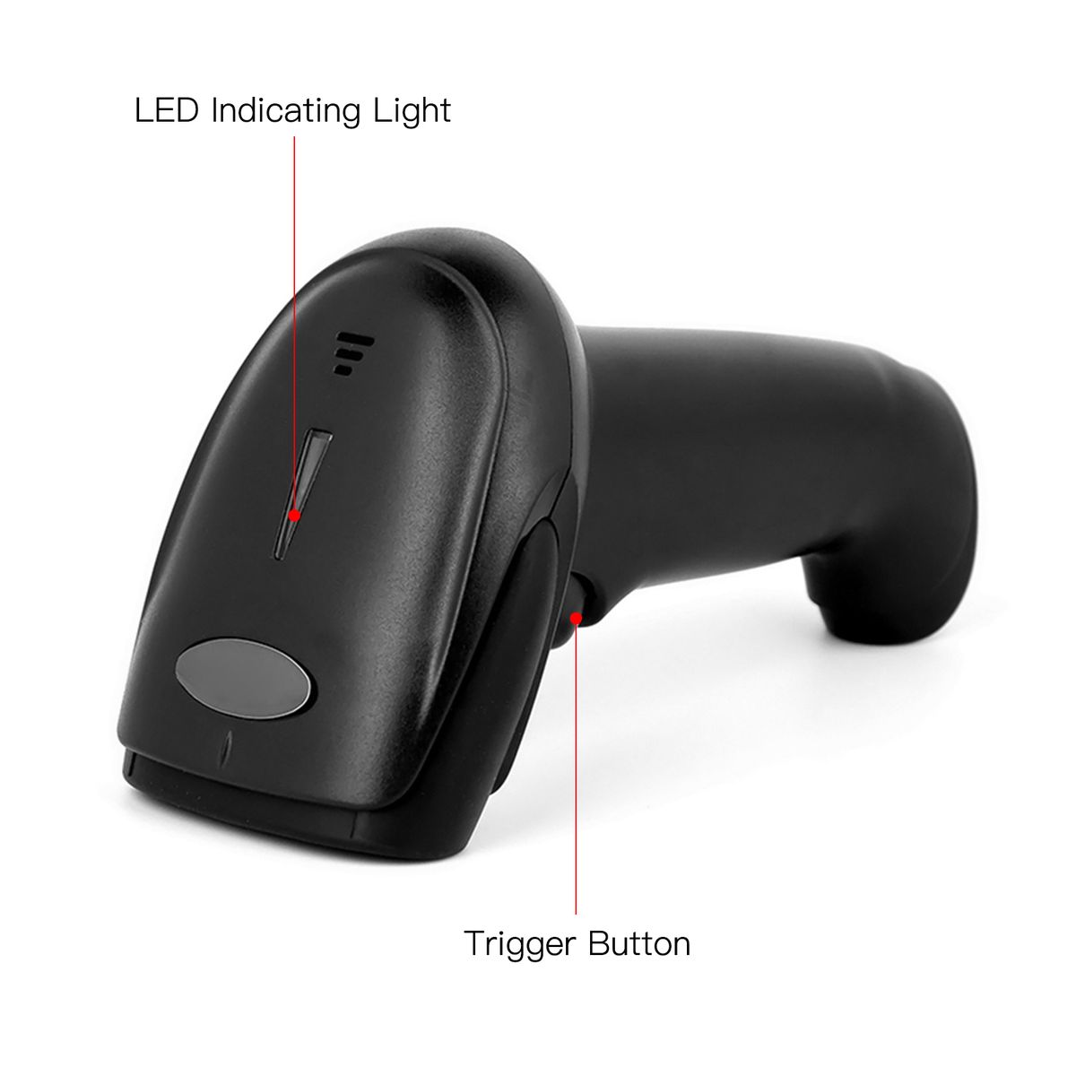 2.4G Wireless Cordless Handheld 1D 2D QR Barcode Bar Code