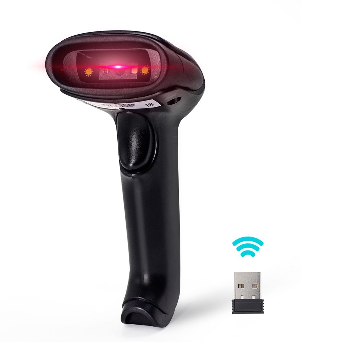 2.4G Wireless Cordless Handheld 1D 2D QR Barcode Bar Code
