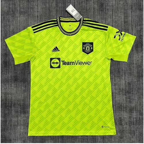 Men's Manchester United Second Away Kit - Green