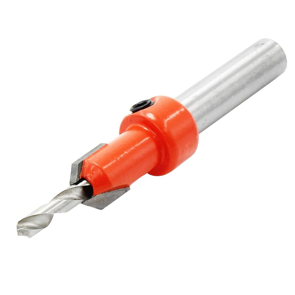5pcs Countersink Drill Bit Woodworking Screws Chamfering Wood Hole Drills Bit with Hex Key