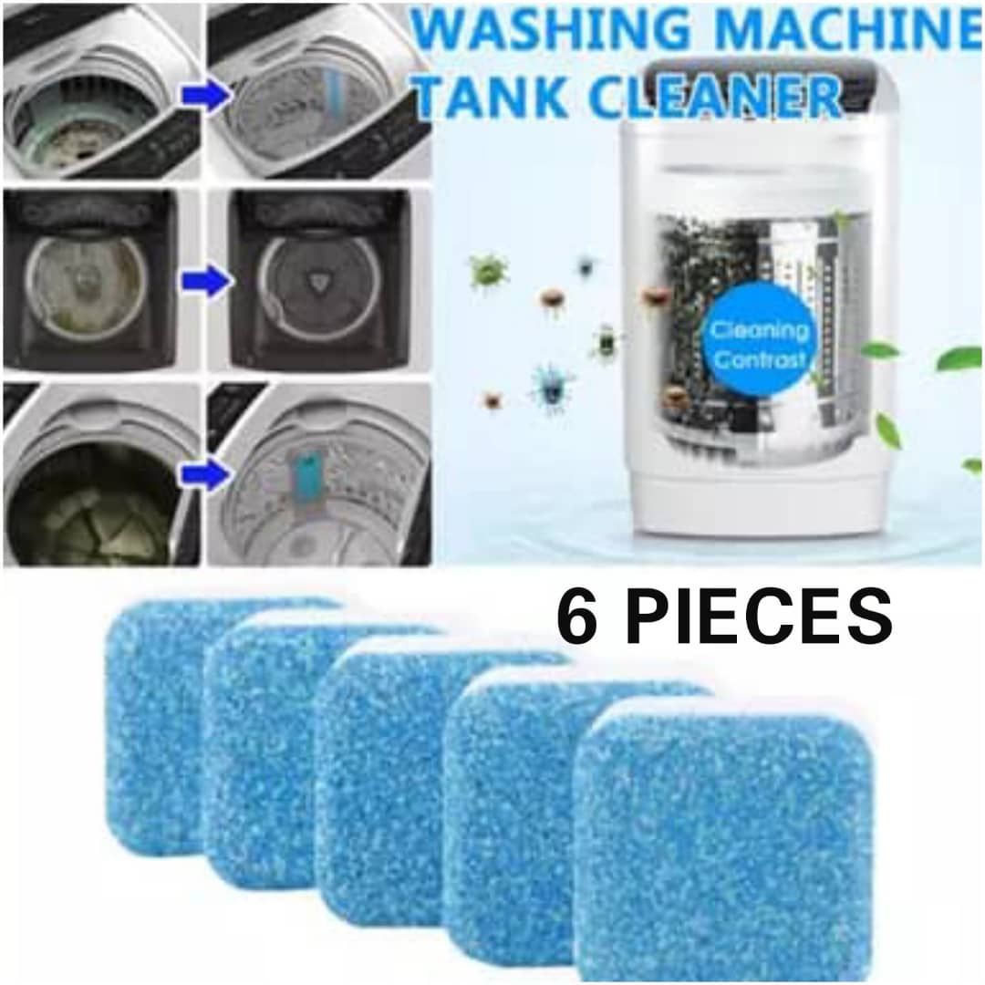 6pcs Washing Machine Effervescent Cleaning Tablets Detergent
