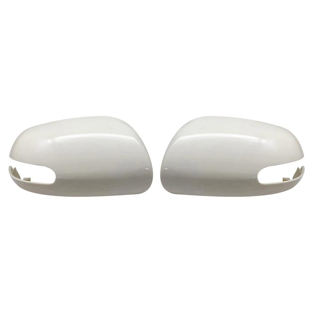 1 Pair Left & Right Side Door Mirror Cover Rearveiw Mirror Cap for Kia Forte Cerato 2009-2010