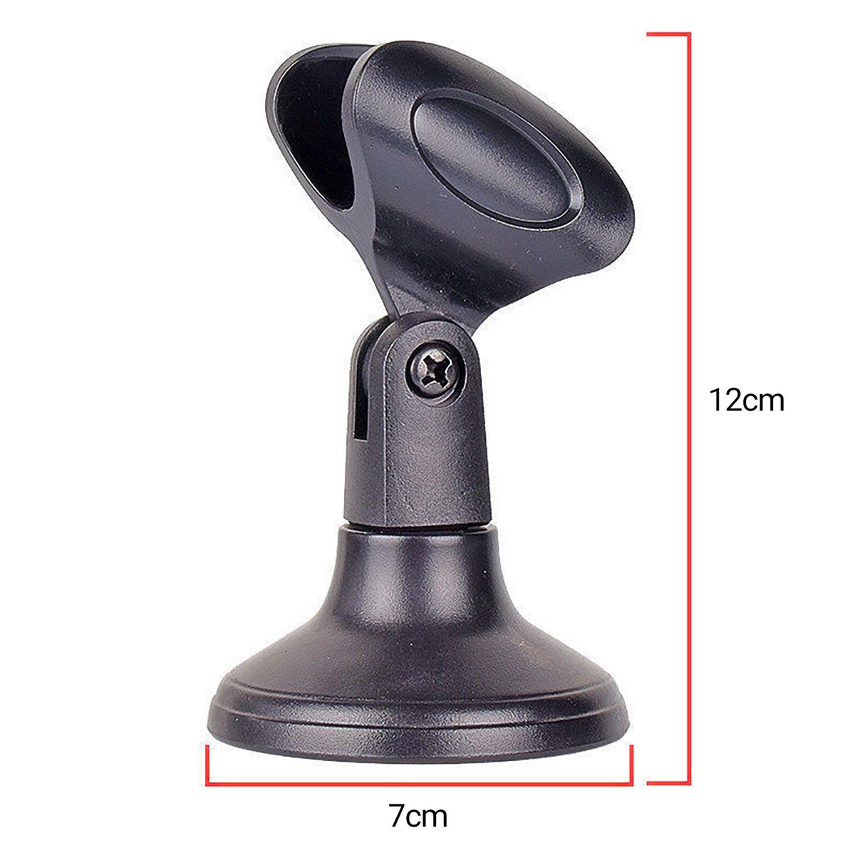 Microphone Holder 360 Degree Rotation Universal-Black