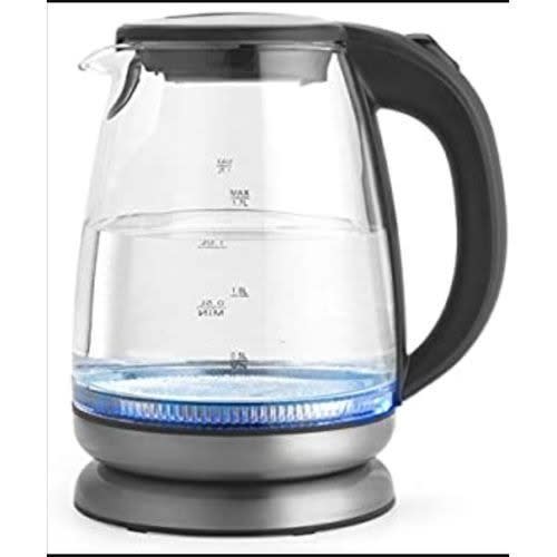 Illumiating Clear Body Color Changing Glass Kettle -1.7L