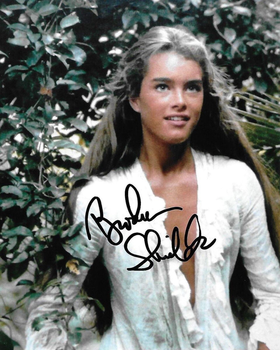 Brooke Shields Autographed 8x10 Photo Poster painting (Reproduction) 2