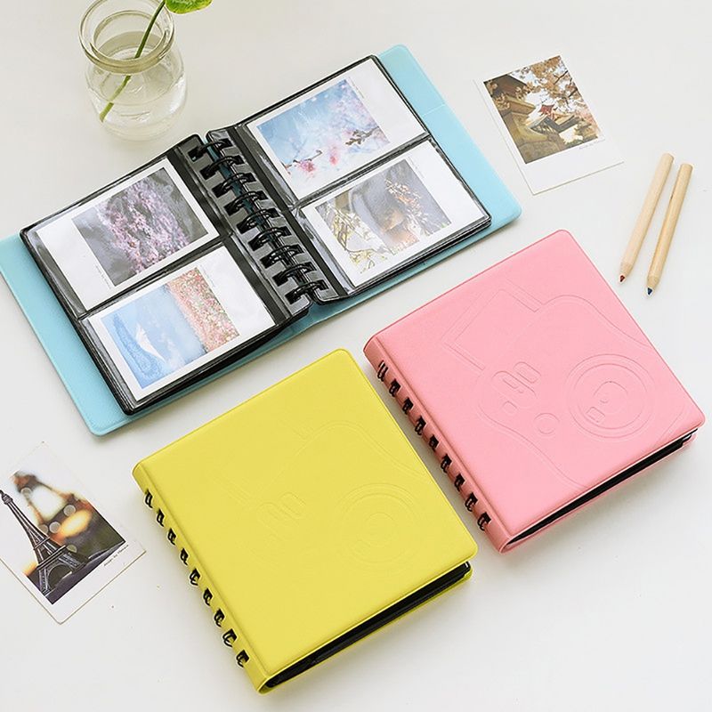 68 Pockets Insert 3inch Photo Album For Polaroid-White