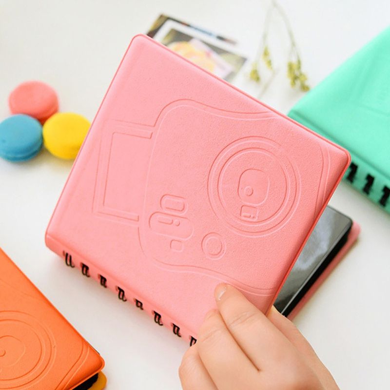 68 Pockets Insert 3inch Photo Album For Polaroid-White