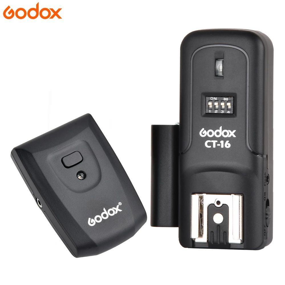 Godox CT-16 16 Channels Wireless Radio Flash Trier Transmitter Receiver For Sony Nikon PenStudio Speedlite Flash Lighting