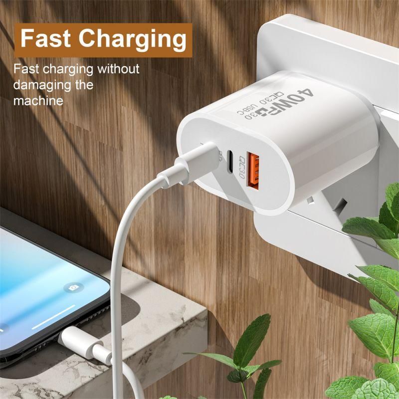 Usb C Charger 60w Fast Charging Charger 3ports Type C Mo USB