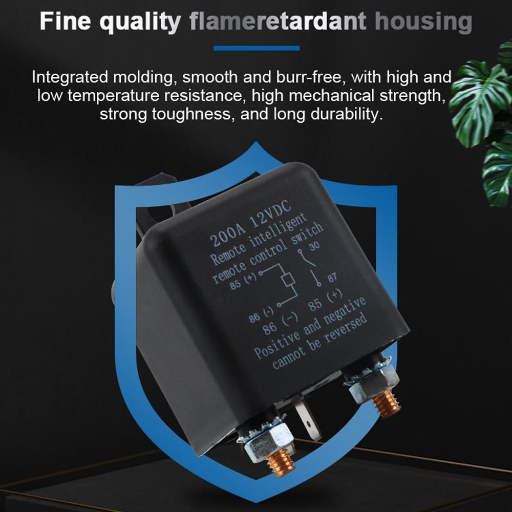 Intelligent Car Battery Remote Master Relay 12 V Car Battery Disconnect Switch Wireless Control Disconnectors High Current Relay Switch
