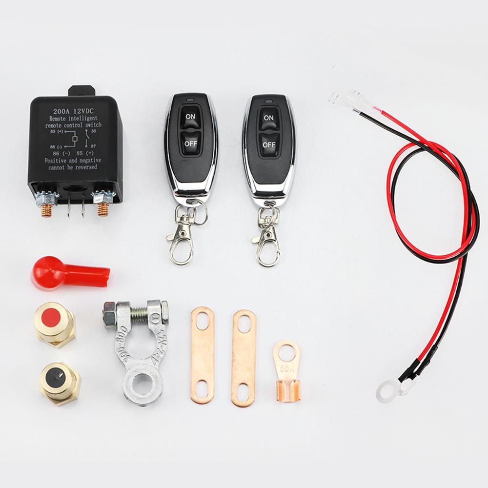 Intelligent Car Battery Remote Master Relay 12 V Car Battery Disconnect Switch Wireless Control Disconnectors High Current Relay Switch