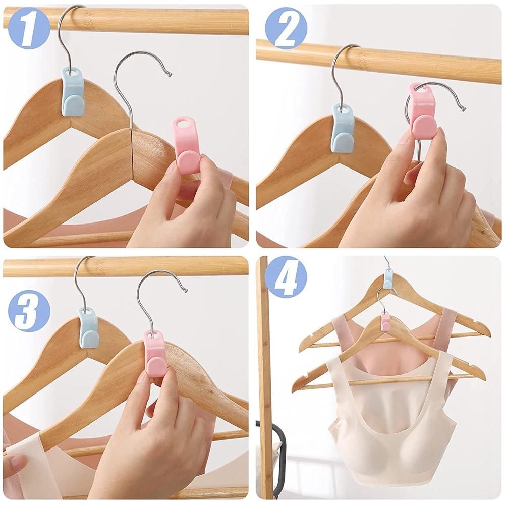 Clothes Hanger Connector Hooks 30Pieces, Thicken, Load 30 Pounds, Used in Closet Space Savers and Organizer Closets