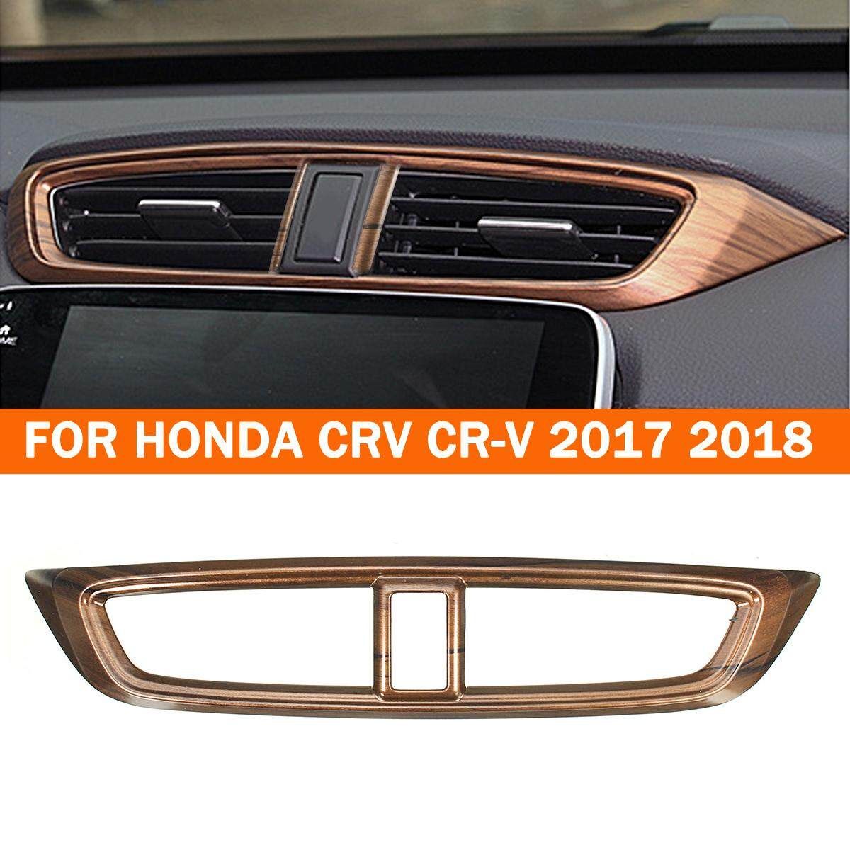 Peach Wood Medium Controlled Air Vent Panel Frame For Honda CRV CR-V 2017 2018