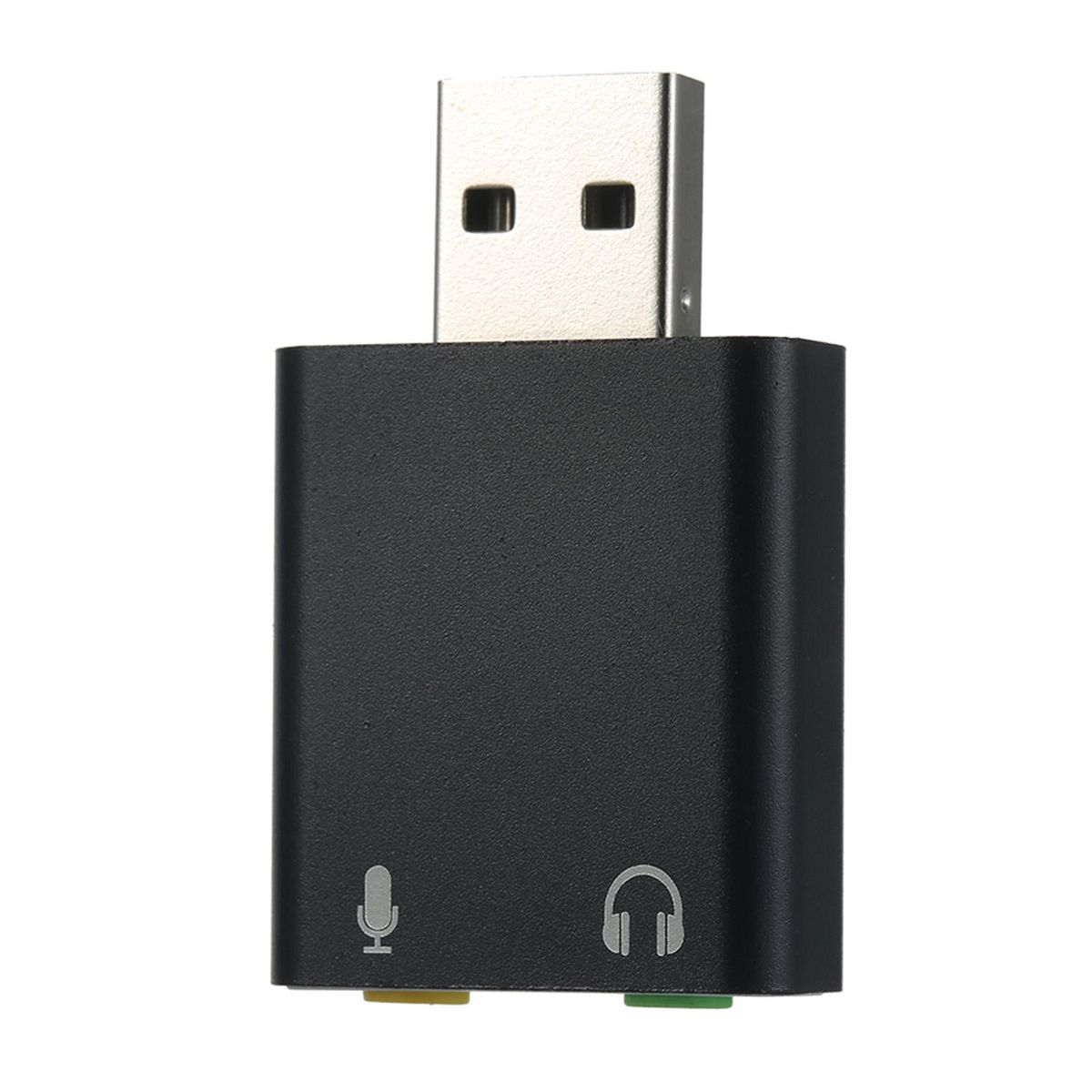 USB External Sound Card 7.1 USB To 3.5mm Earphone Mic Adapter Soundcard Mic headphone Jack Stereo Headset Driver-free for PC Laptop
