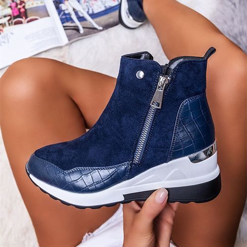Women Platform Waterproof Boots(beige)